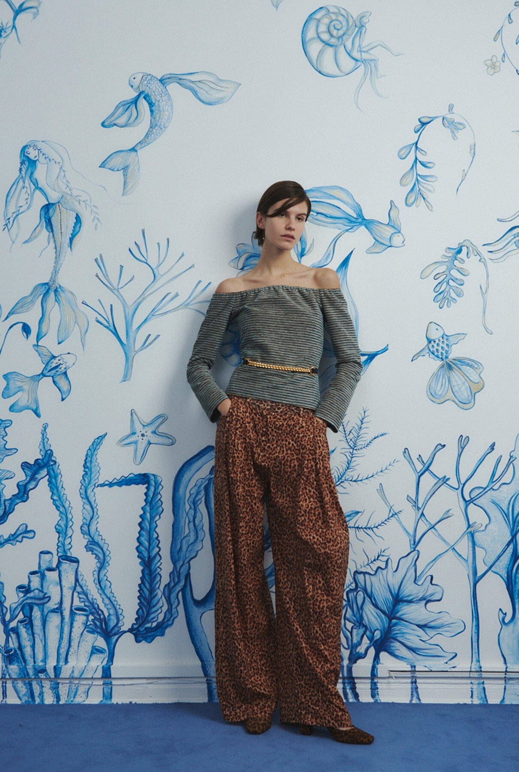 The brown milrayas top